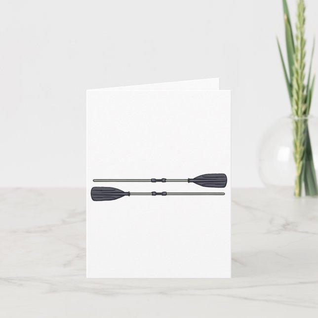 Tarjeta Rafting White Water Boating - Rafter (Anverso)