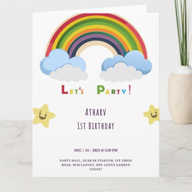 Tarjeta Rainbow (Anverso)