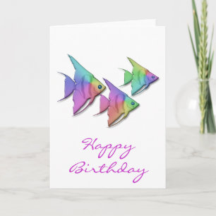 Tarjeta Rainbow Angel Fish