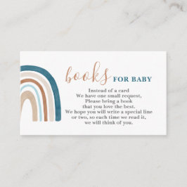 Tarjeta Rainbow Books para Baby Boy