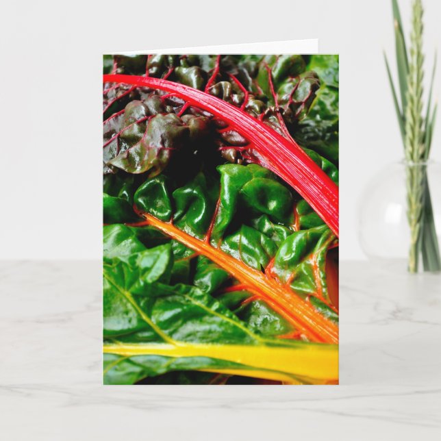 Tarjeta Rainbow Chard (Anverso)