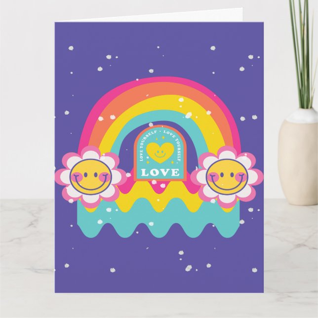 Tarjeta Rainbow Love (Anverso)