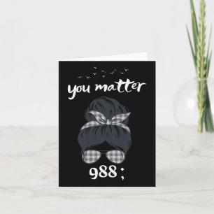 Tarjeta Rainbow You Problem 988 Suicide Prevention Awarene