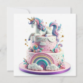 TARJETA RAINBOWS & UNICORNS