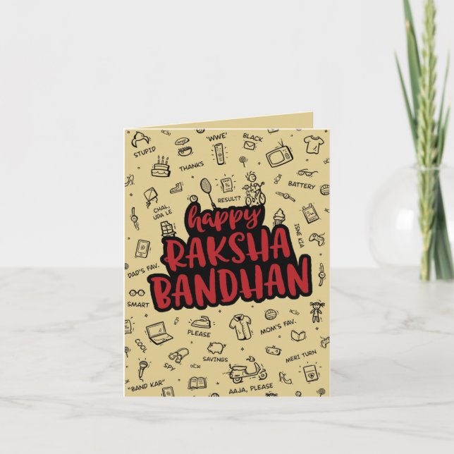 TARJETA RAKHI (Anverso)