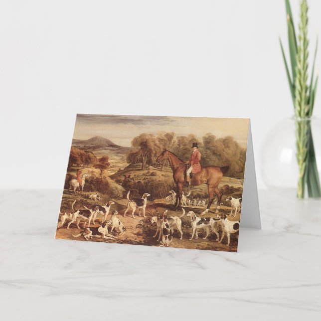 Tarjeta Ralph Lambton y sus Hounds de James Ward (Anverso)