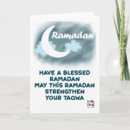 Tarjeta Ramadán - Bendiciones del Mes Santo