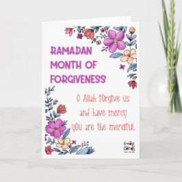 Tarjeta Ramadán - Bendiciones del Mes Santo