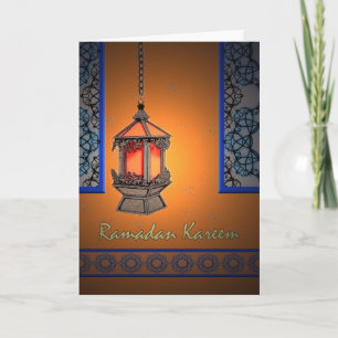 Tarjeta Ramadan Kareem, Fanoos y Windows Filigree