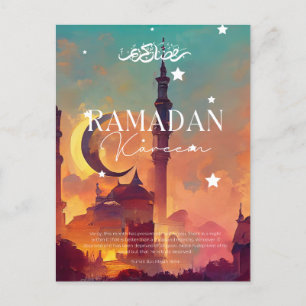 Tarjeta Ramadan Kareem Post