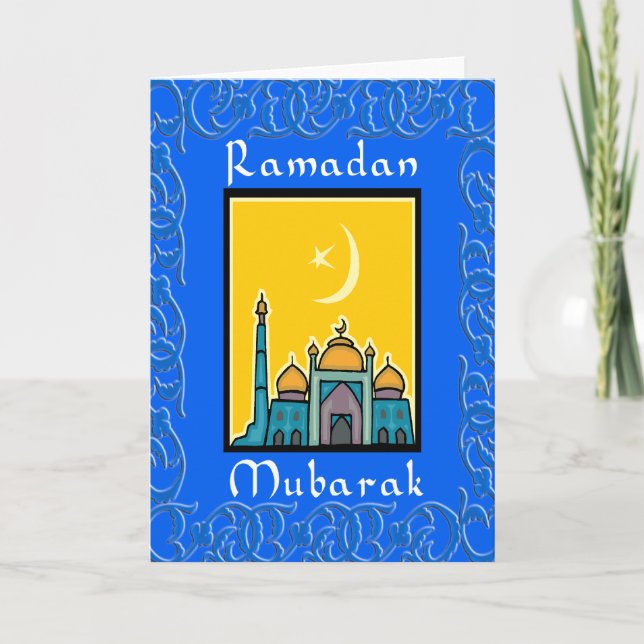Tarjeta Ramadan Mubarak (Anverso)