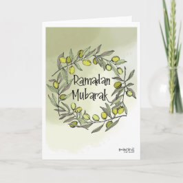 Tarjeta Ramadan Mubarak