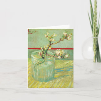 Tarjeta Ramas del flor de la almendra en el Bello Artes de