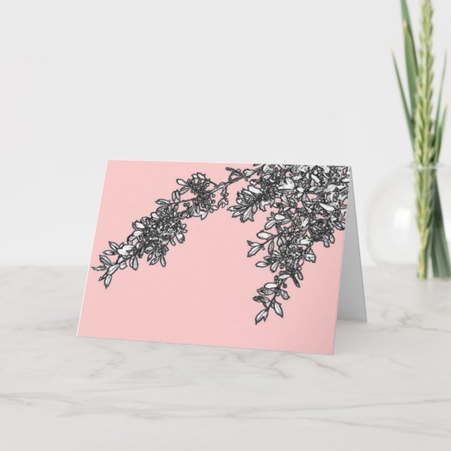 Tarjeta Ramas rosas (Anverso)
