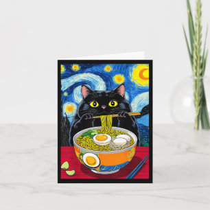 Tarjeta Ramen Gordo Negro Noche Estrellada Gordo Negro Div