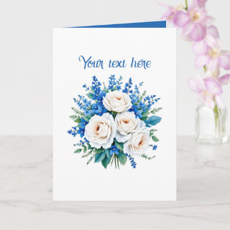 Tarjeta Ramo de boda elegante personalizable
