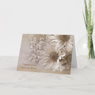 Tarjeta Ramo de novia Daisy