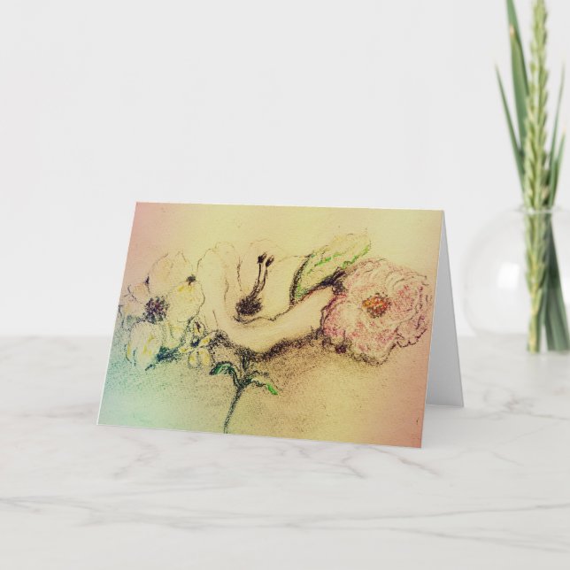 Tarjeta Ramo floral (Anverso)