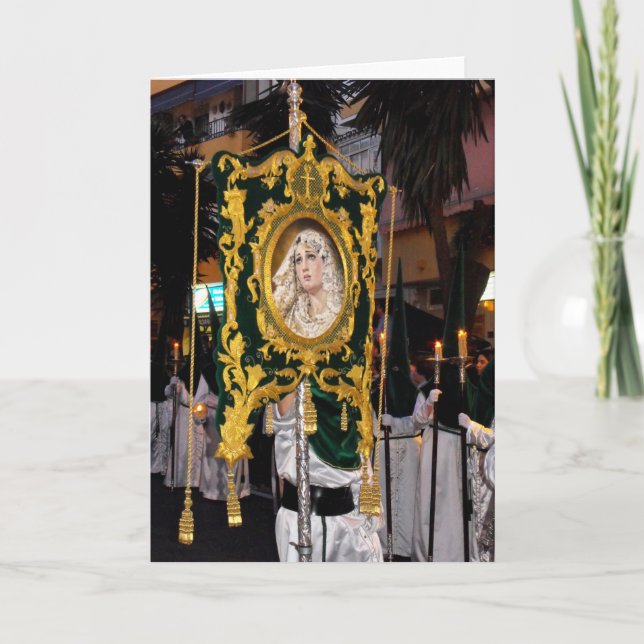 Tarjeta Ramos santo Domingo de Maria de la madre (Anverso)