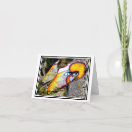 Tarjeta ¡Rams! Arte de rock cerca de Orgosolo, Cerdeña