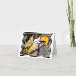 Tarjeta ¡Rams! Arte de rock cerca de Orgosolo, Cerdeña