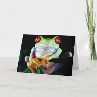 Tarjeta Rana arbórea