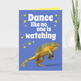 Tarjeta Rana bailando - Baile como si nadie viera
