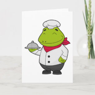 Tarjeta Rana cocinada con bandeja