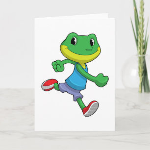Tarjeta Rana como corredora en carrera