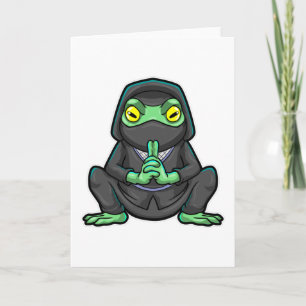 Tarjeta Rana como Ninja en negro