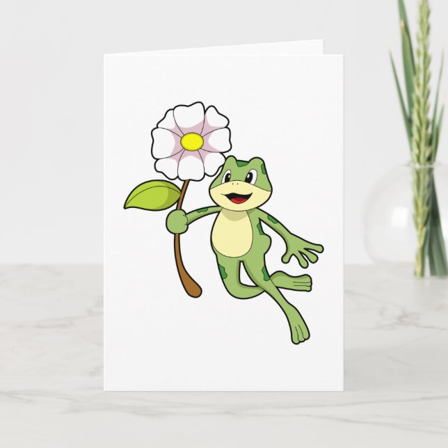 Tarjeta Rana con flor.PNG (Anverso)