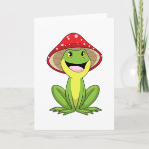 Tarjeta Rana con hongo