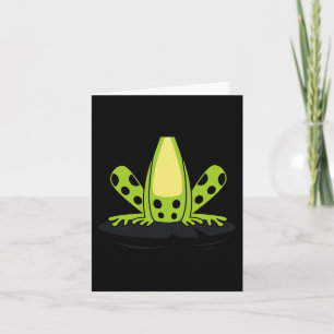 Tarjeta Rana Cuerpo de Vestido Cute Fácil Regalo Reptile H