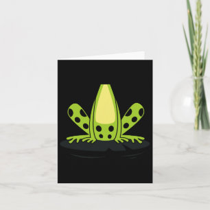 Tarjeta Rana Cuerpo de Vestido Cute Fácil Regalo Reptile H