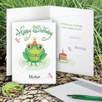 Rana De Cumpleaños Madre Que Tiene Toads De Divers