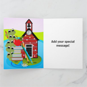 Tarjeta Rana Educada - Agrega tu mensaje especial