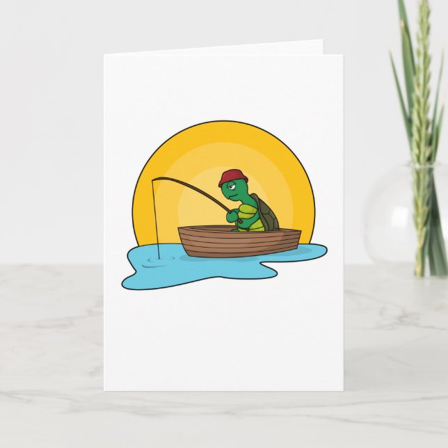 Tarjeta Rana en barco (Anverso)