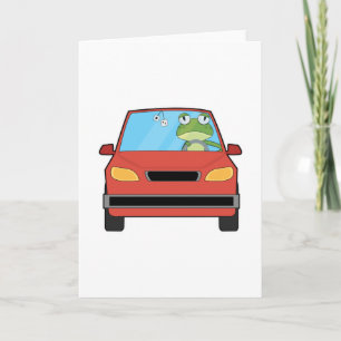 Tarjeta Rana en el coche