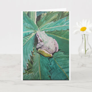 Tarjeta "Rana en verde" por AlarsenArtist