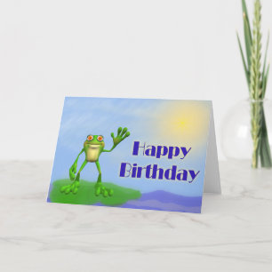 Tarjeta Rana feliz cumpleaños