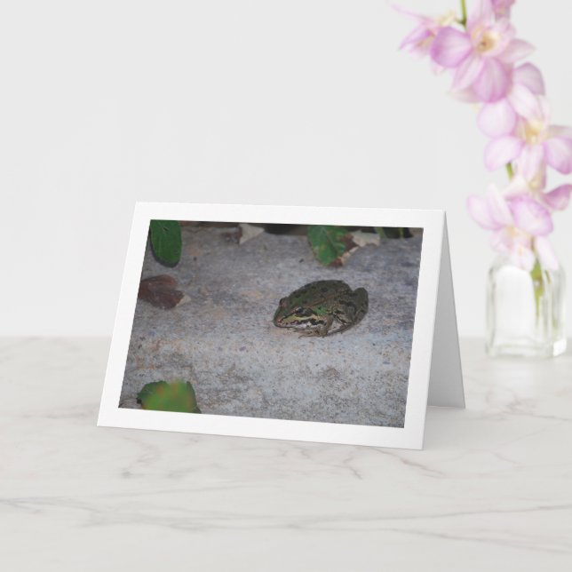 Tarjeta Rana ibérica (Orquídea)