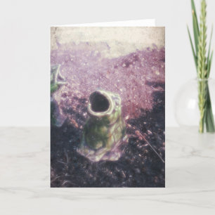 Tarjeta Ranas en el jardín