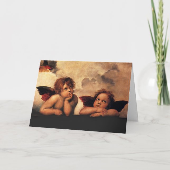 Tarjeta Raphael - Ángeles (Anverso)