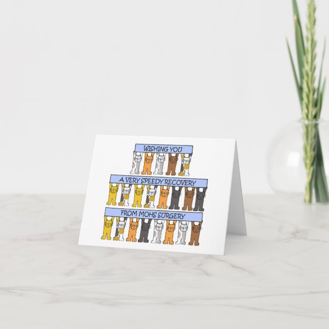 Tarjeta Rápida recuperación de la cirugía de Mohs (Anverso)