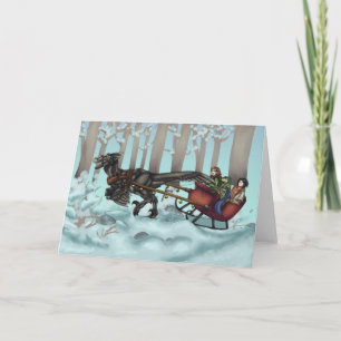 Tarjeta Raptor Sleigh Ride