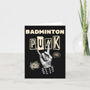 Tarjeta Raqueta de Baloncesto Punk Rock N Roll Volante Dep