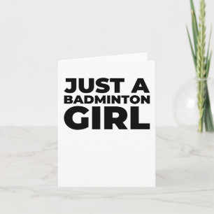 Tarjeta Raqueta de equipo del transbordador Badminton - Só