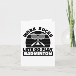 Tarjeta Raqueta del jugador de Badminton - Team Court Racq