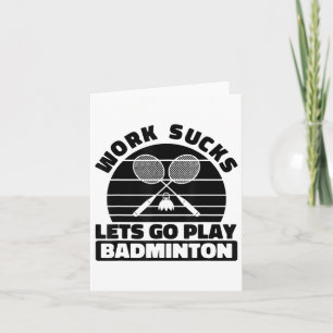 Tarjeta Raqueta del jugador de Badminton - Team Court Racq
