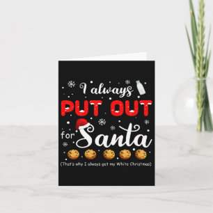 Tarjeta Raro Siempre Lo Puse Para Navidades De Santa X